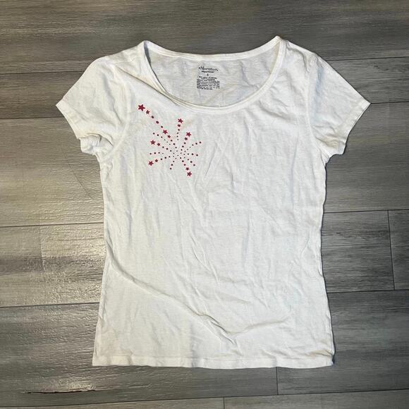 Xhilaration Tops - White Firework Shirt